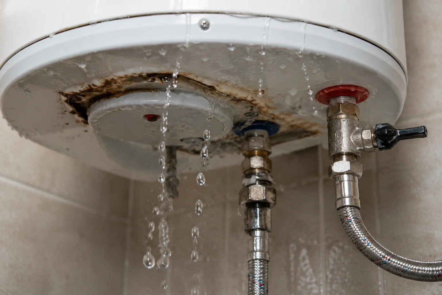 Leaking water heater plumbing problem in Singapore