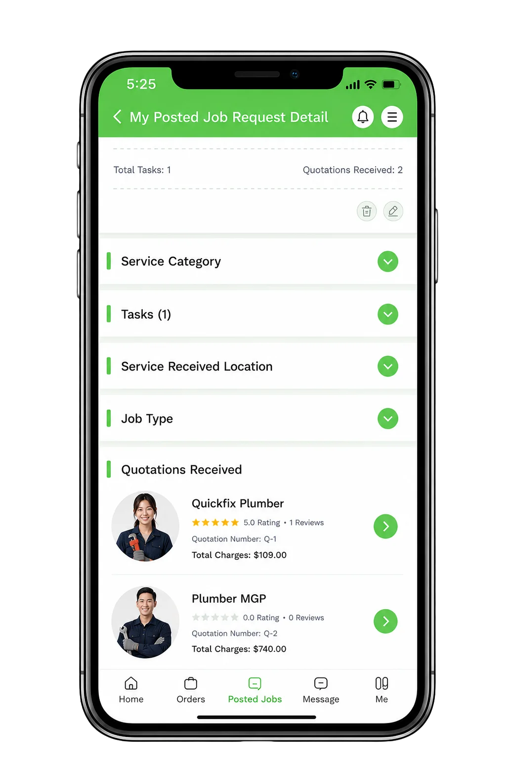 Receive quotations in FixMart
