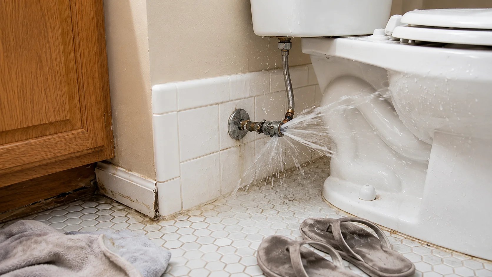 Emergency burst pipe plumbing problem in Singapore