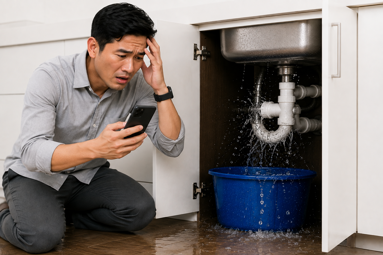 Emergency plumber Singapore for burst pipes, water leaks and blocked drains